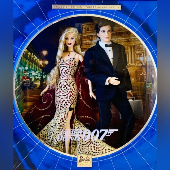 Barbie James Bond 007 Ken & Barbie Dolls Collector's Edition Mattel 2002 - Picture 5 of 5